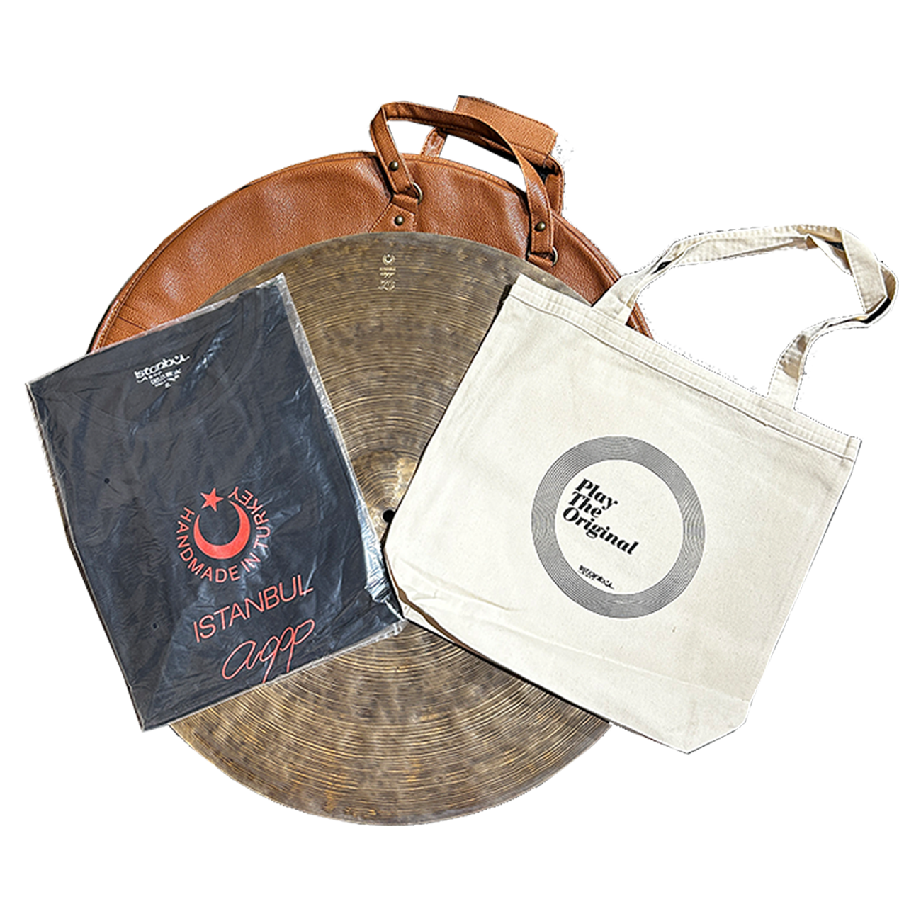 Istanbul Agop 26" 30TH ANNIVERSARY RIDE WITH LEATHER BAG