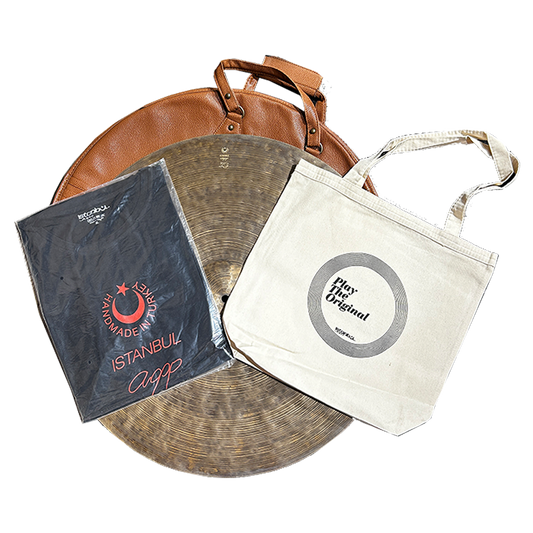 Istanbul Agop 26" 30TH ANNIVERSARY RIDE WITH LEATHER BAG