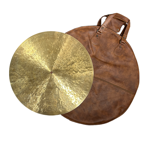 Istanbul Agop 20" 30TH ANNIVERSARY FLAT RIDE WITH LEATHER BAG