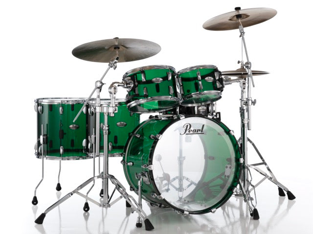 Pearl Drums Crystal Beat Seamless Acrylic in Emerald Green CRB-6-Pc-Complete-/C#754