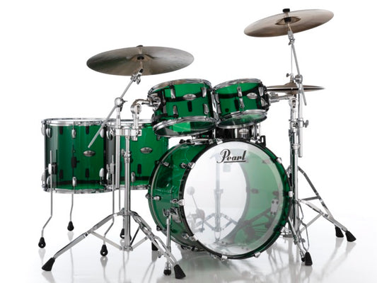 Pearl Drums Crystal Beat Seamless Acrylic in Emerald Green CRB-6-Pc-Complete-/C#754