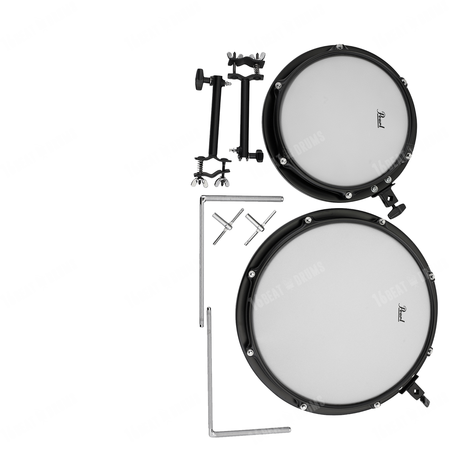 Pearl Compact Traveler Kit add-on 10 inch and 14 inch Add-on Tom w/Bracket PCTK-T1014