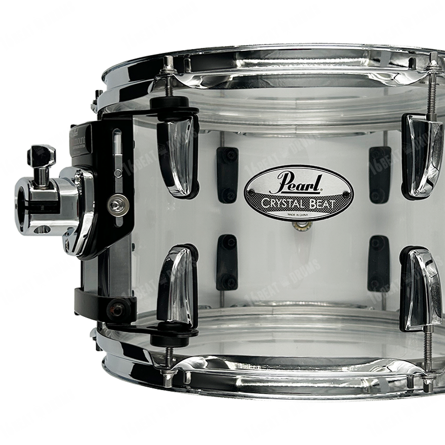 Pearl Drums Crystal Beat Seamless Acrylic in Ultra Clear (20" kick drum) CRB-5-Pc-Complete-20/C#730