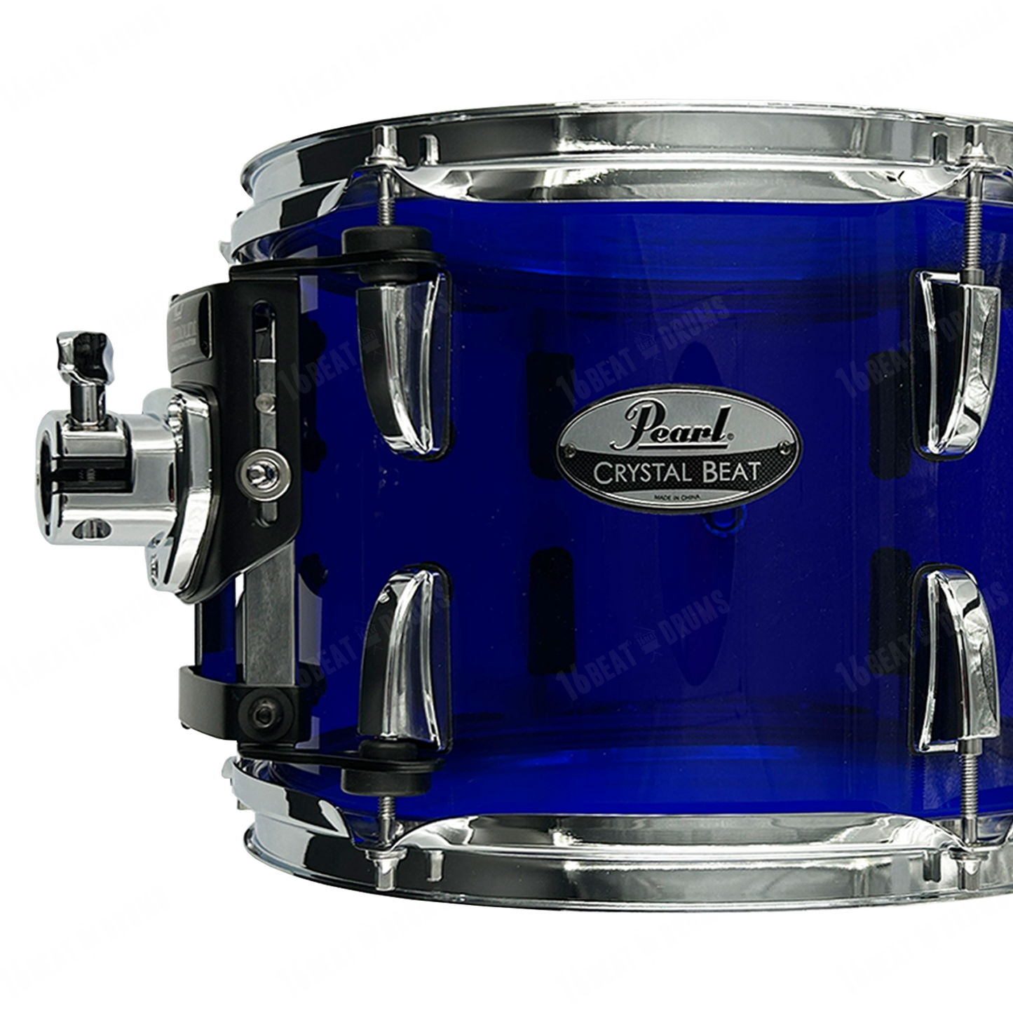 Pearl Drums Crystal Beat Seamless Acrylic in Blue Sapphire 4 pc shell set (no snare drum) CRB-4-Pc-ShellSet-/C#742