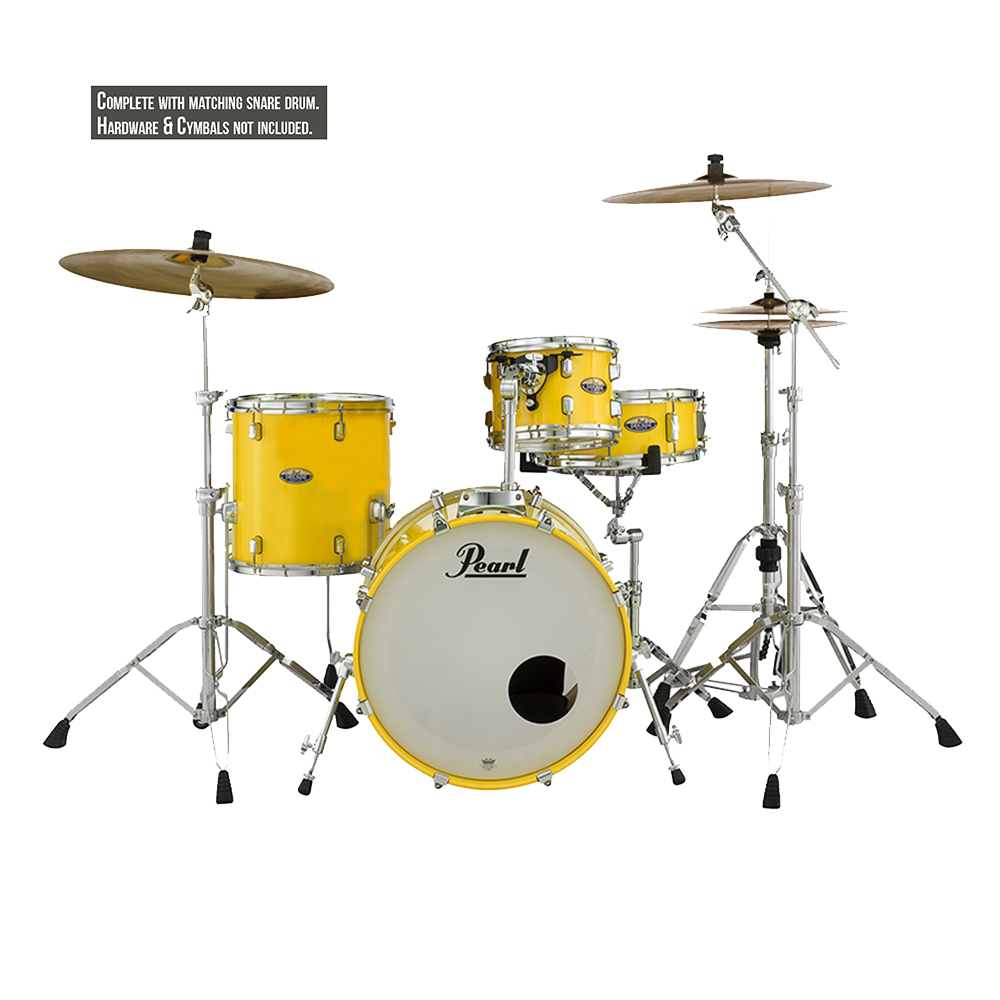 Pearl Drums Decade Maple series complete 4 pc drum shell set with 18" kick drum DMP-984-P-C
