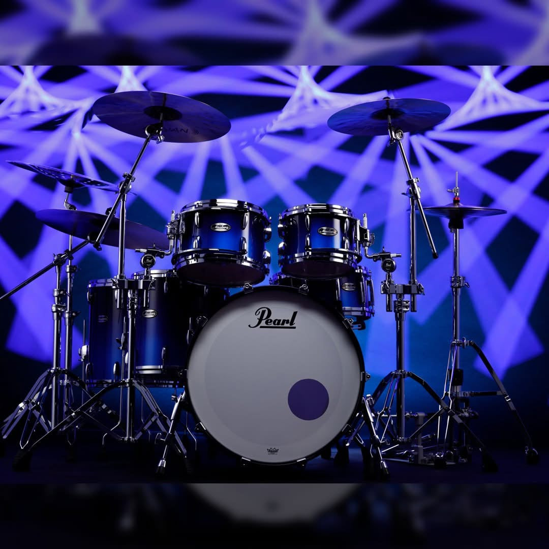 Pearl Drums Masters Maple in Kobalt Blue Fade Metallic MM6C-5-Pc-Complete-L/C#858