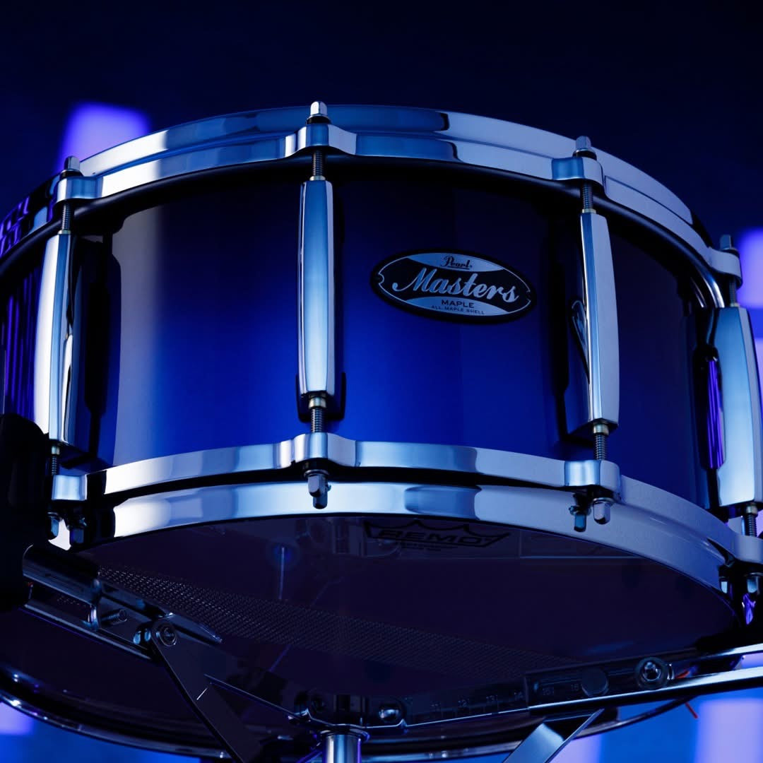 Pearl Drums Masters Maple in Kobalt Blue Fade Metallic MM6C-5-Pc-Complete-L/C#858