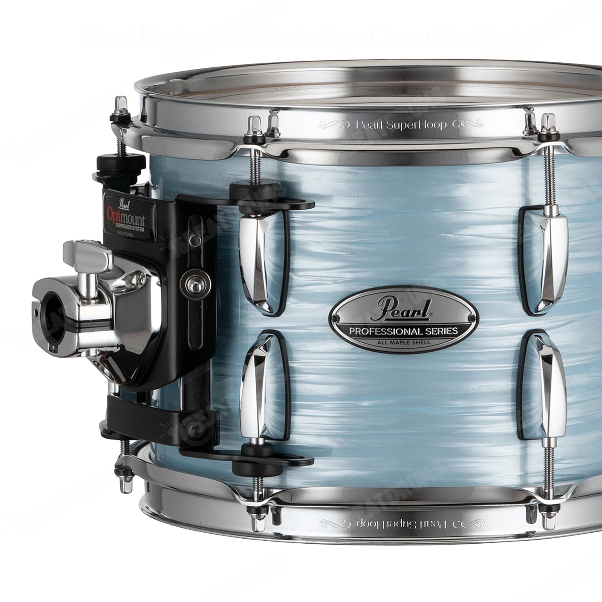 Pearl Drums Professional series in Ice Blue Oyster PMX-5-Pc-Complete-/C#414