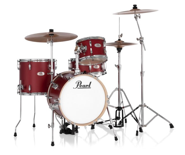Pearl Drums (2024 Upgraded) Midtown 4 Pc Compact Drum set with Hardware MT564/C