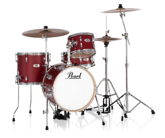 Pearl Drums (2024 Upgraded) Midtown 4 Pc Compact Drum set with Hardware MT564/C