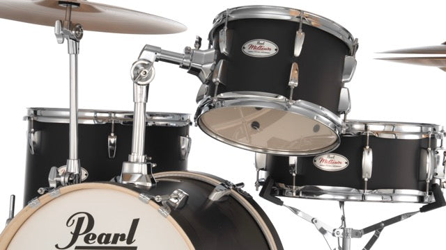 Pearl Drums (2024 Upgraded) Midtown 4 Pc Compact Drum set with Hardware MT564/C