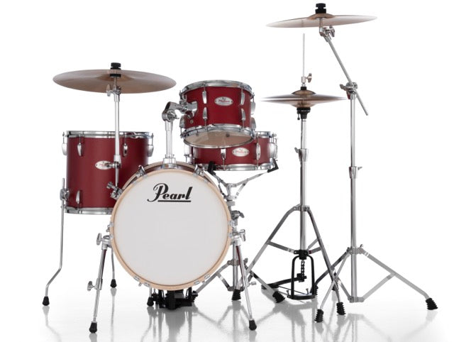 Pearl Drums (2024 Upgraded) Midtown 4 Pc Compact Drum set with Hardware MT564/C