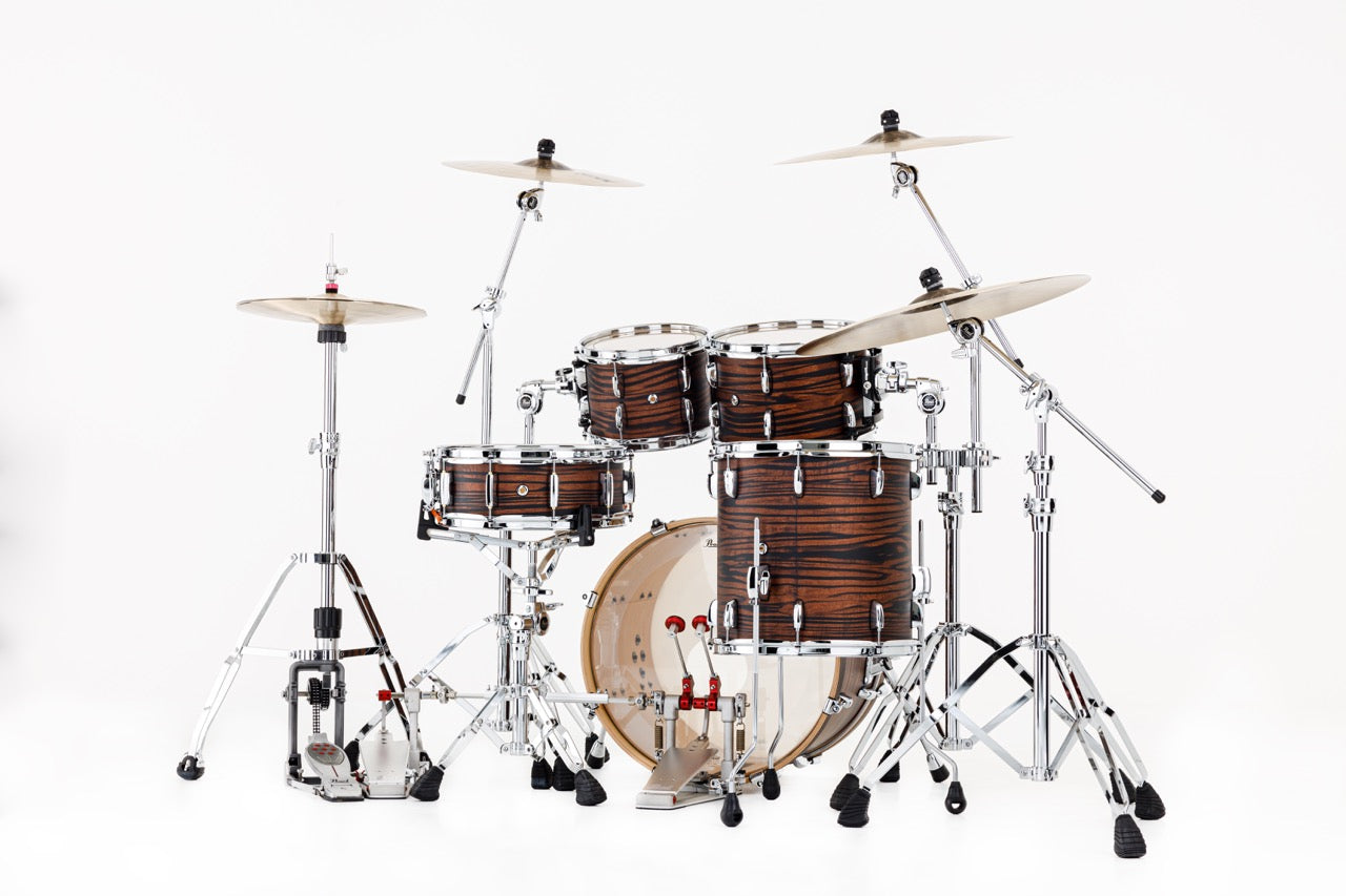 Pearl Drums Professional series in Mocha Swirl (20" kick drum) PMX-5-Pc-Complete-20/C#883