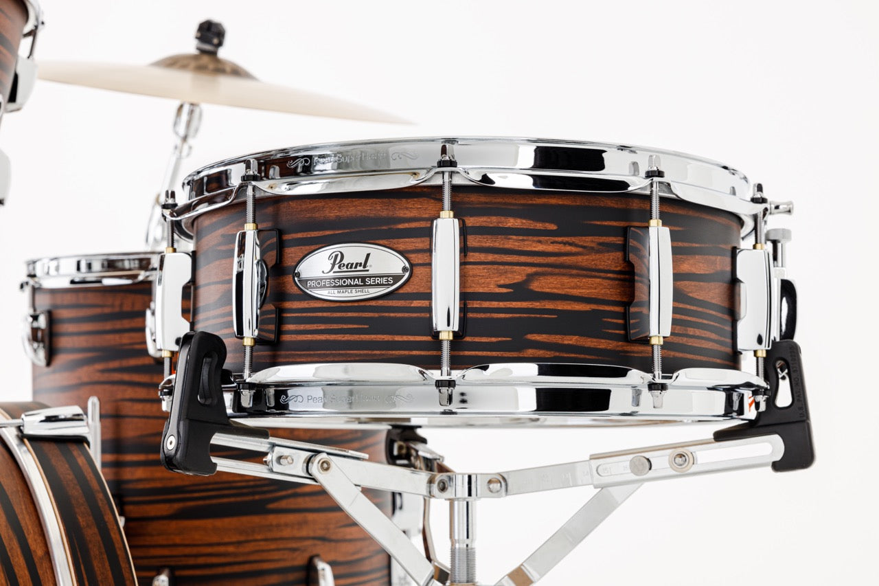 Pearl Drums Professional series in Mocha Swirl (20" kick drum) PMX-5-Pc-Complete-20/C#883
