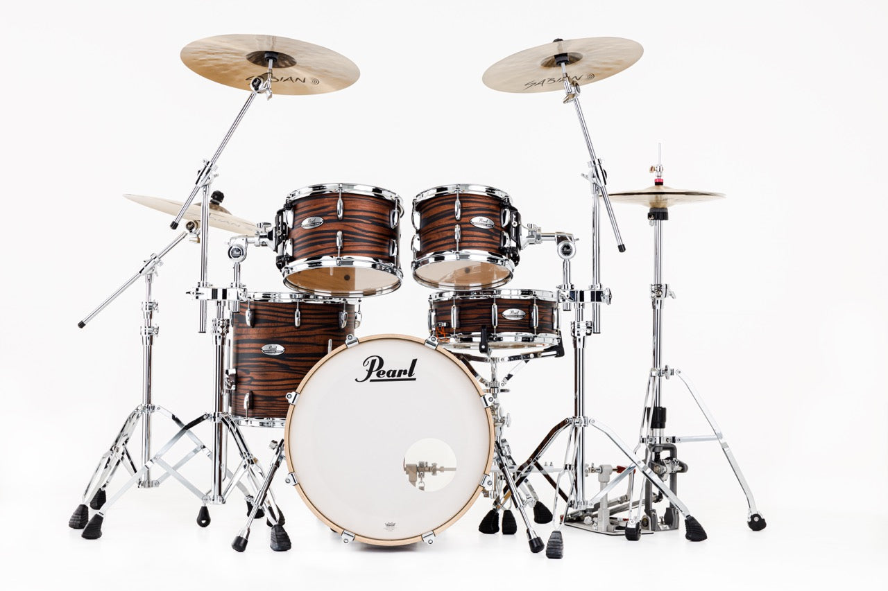 Pearl Drums Professional series in Mocha Swirl (20" kick drum) PMX-5-Pc-Complete-20/C#883
