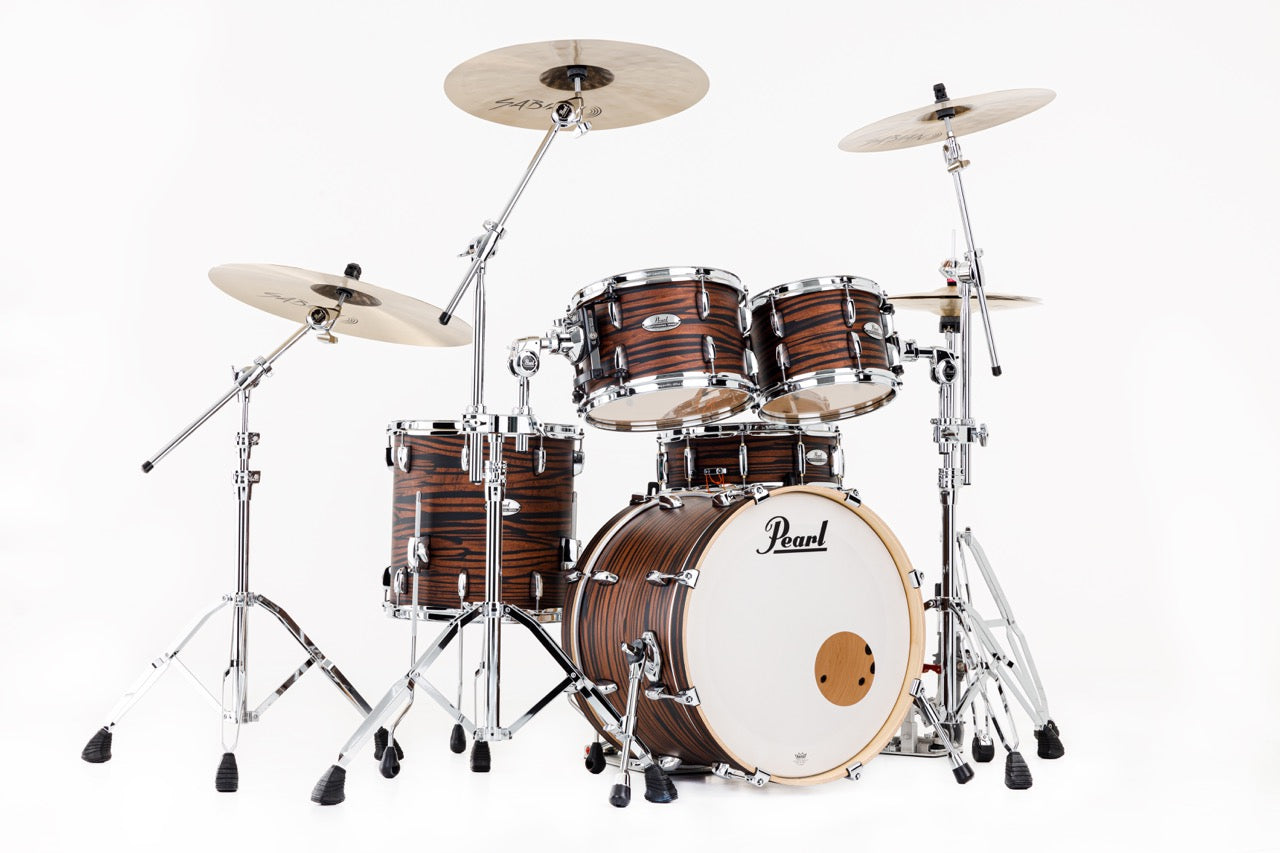 Pearl Drums Professional series in Mocha Swirl (20" kick drum) PMX-5-Pc-Complete-20/C#883