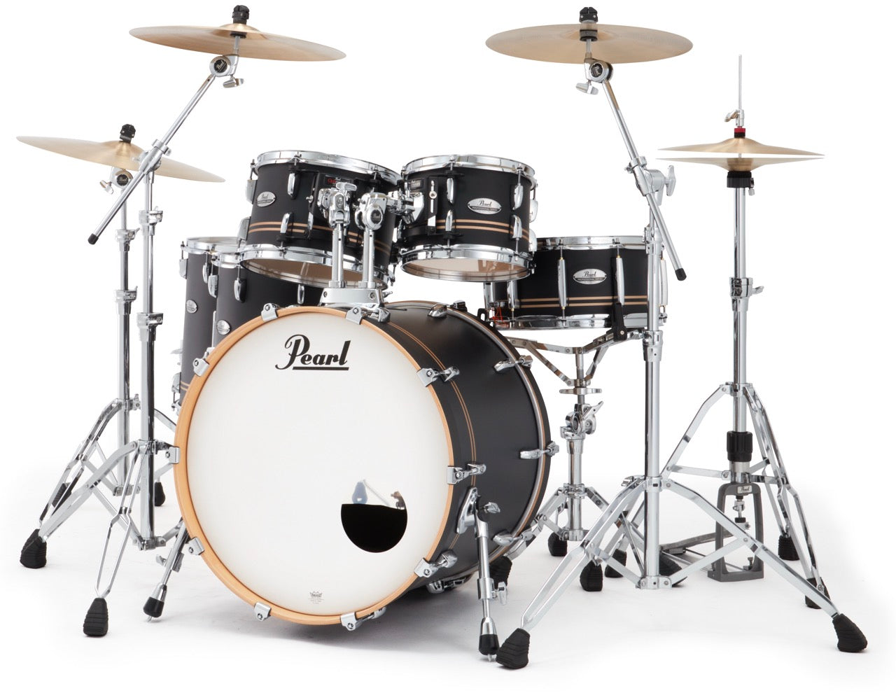 Pearl Drums Professional series in Satin Gold Contrail PMX-6-Pc-Complete-/C#776