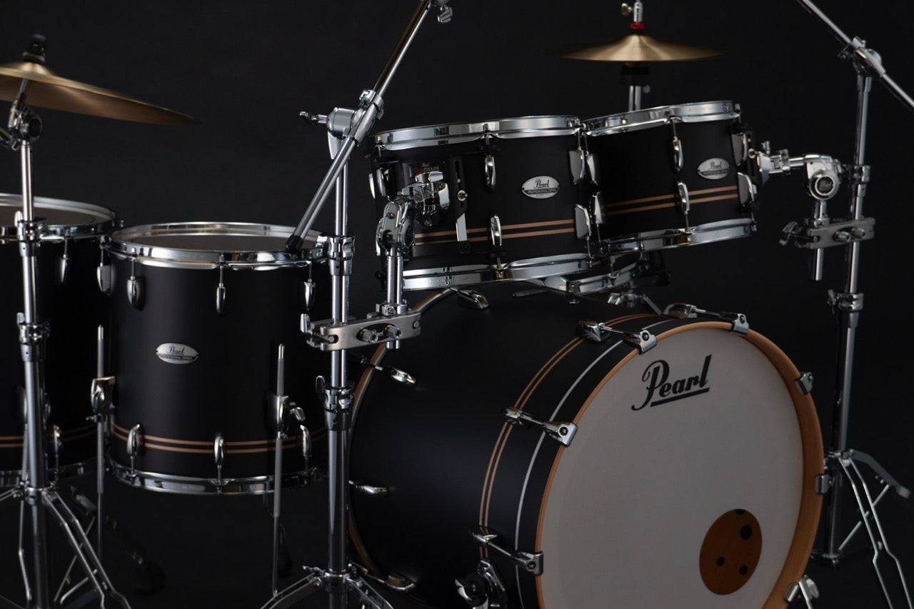 Pearl Drums Professional series in Satin Gold Contrail PMX-6-Pc-Complete-/C#776