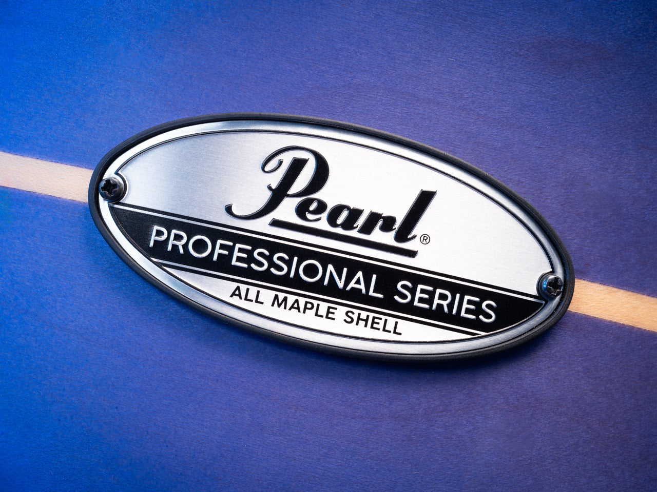 Pearl Drums Professional series in Royal Blue Burst Stripe PMX-5-Pc-Complete-/C#764