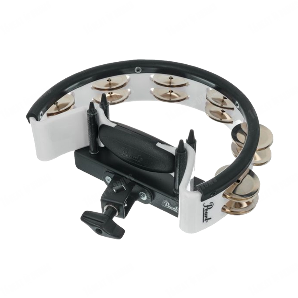 Pearl QuickMount Tambourine Double Row Steel Jingles PTM-10SHX