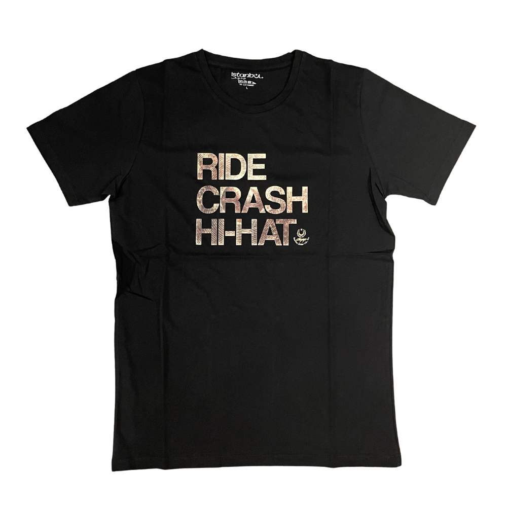 Istanbul Agop T Shirt "RIDE CRASH HI-HAT" T-Shirt