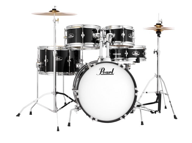 Pearl Drums Roadshow Junior series complete 5 pc drumset with 16" kick drum with hardware and throne RSJ-465-C-C
