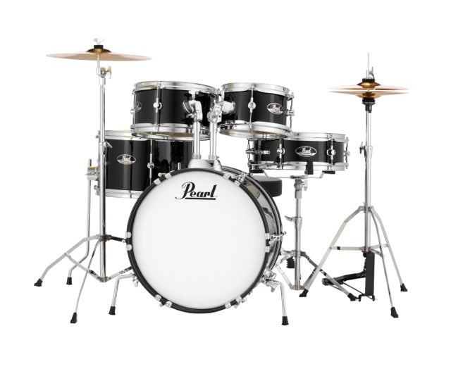 Pearl Drums Roadshow Junior series complete 5 pc drumset with 16" kick drum with hardware and throne RSJ-465-C-C