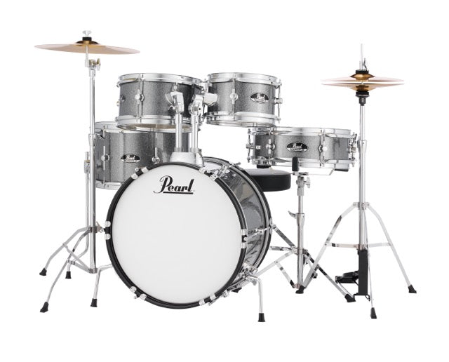 Pearl Drums Roadshow Junior series complete 5 pc drumset with 16" kick drum with hardware and throne RSJ-465-C-C