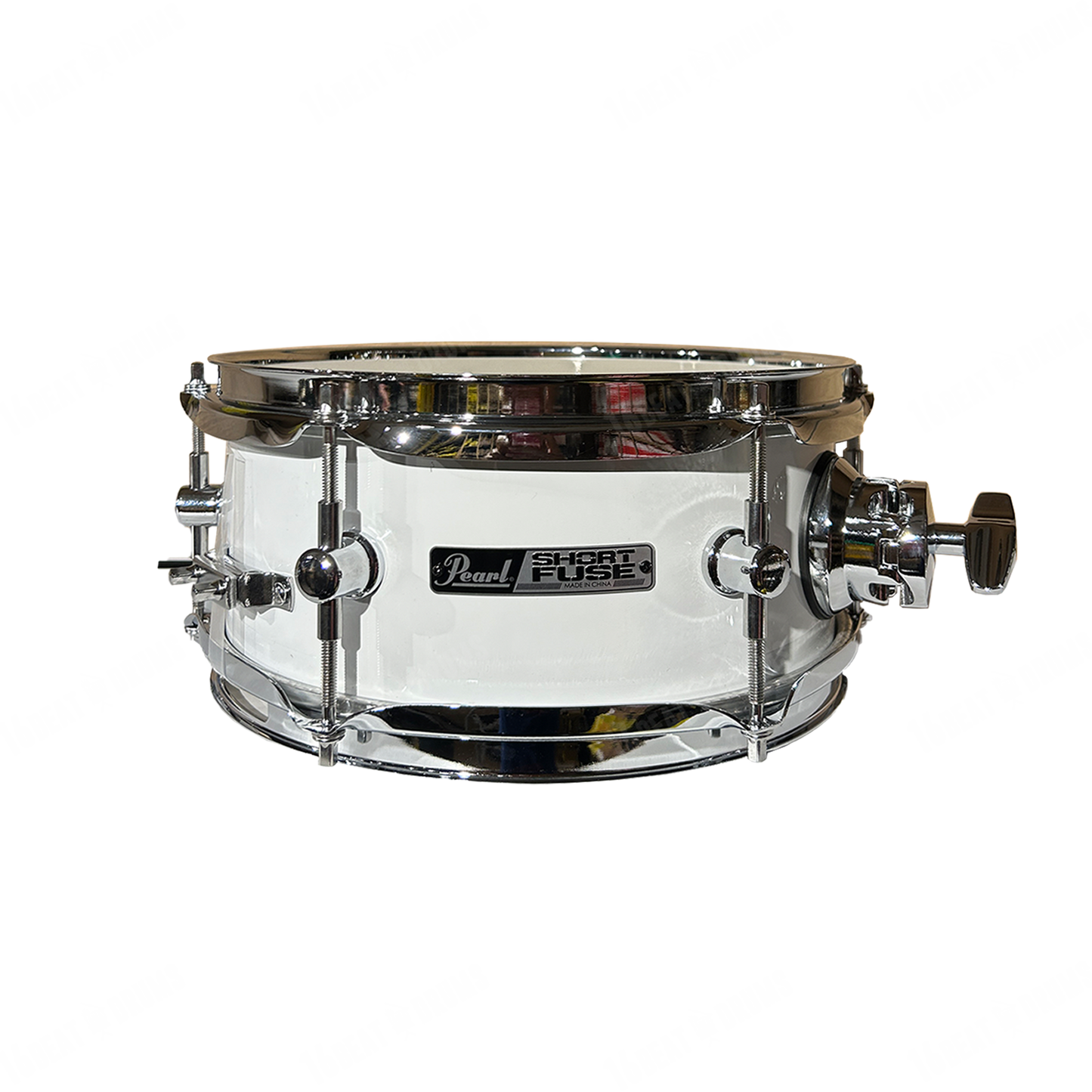 Pearl Short Fuse White Mounted Snare Drum 10"x4.5" SFS10/C#33