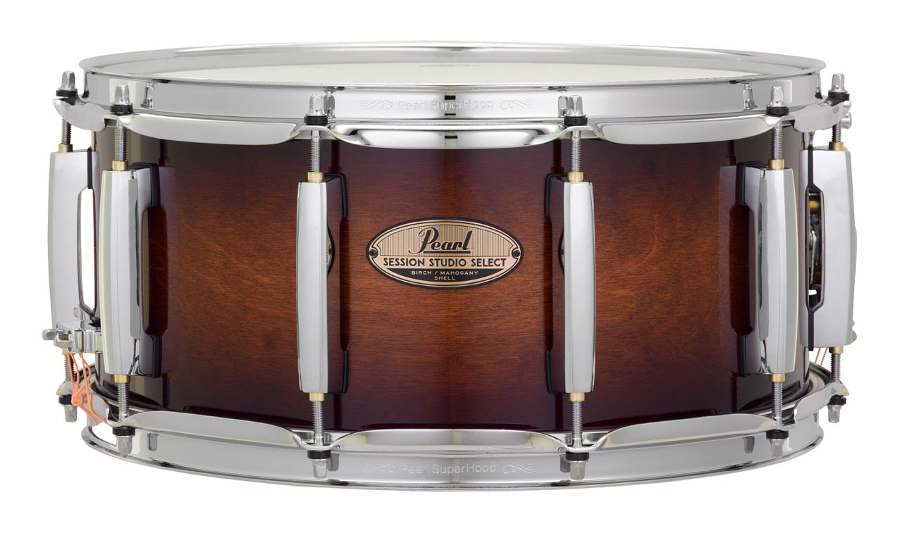Pearl Drums Session Studio Select in Gloss Barnwood Brown STS-5-Pc-Complete-/C#314