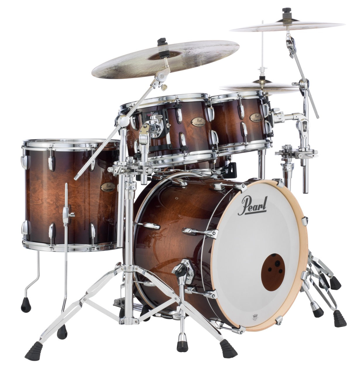 Pearl Drums Session Studio Select in Gloss Barnwood Brown STS-5-Pc-Complete-/C#314