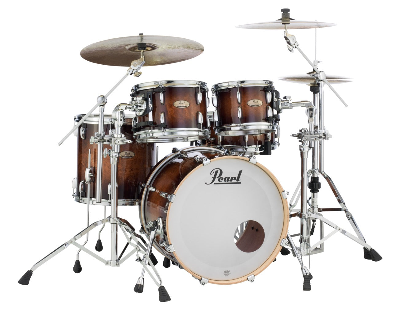 Pearl Drums Session Studio Select in Gloss Barnwood Brown STS-5-Pc-Complete-/C#314