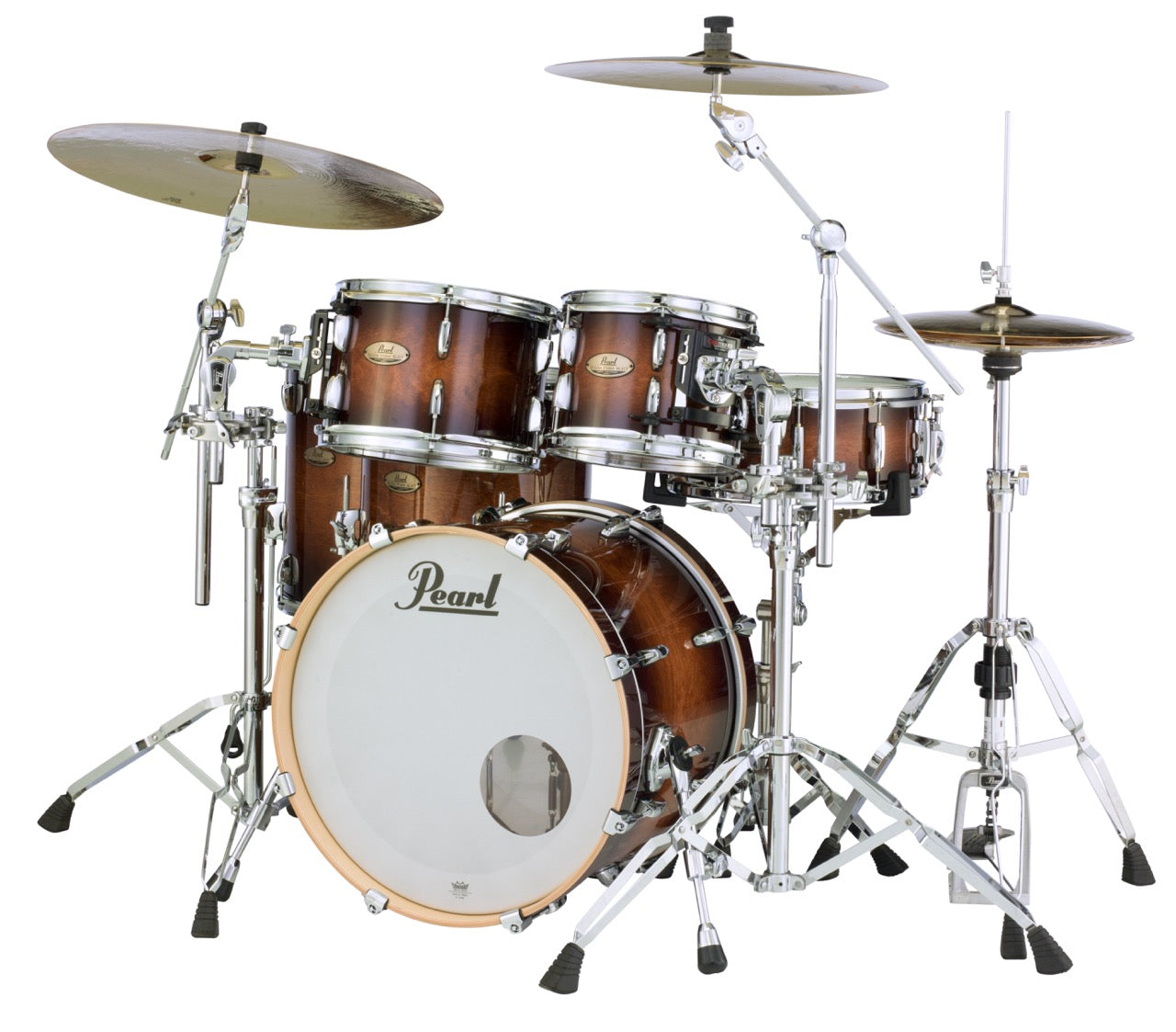 Pearl Drums Session Studio Select in Gloss Barnwood Brown STS-5-Pc-Complete-/C#314