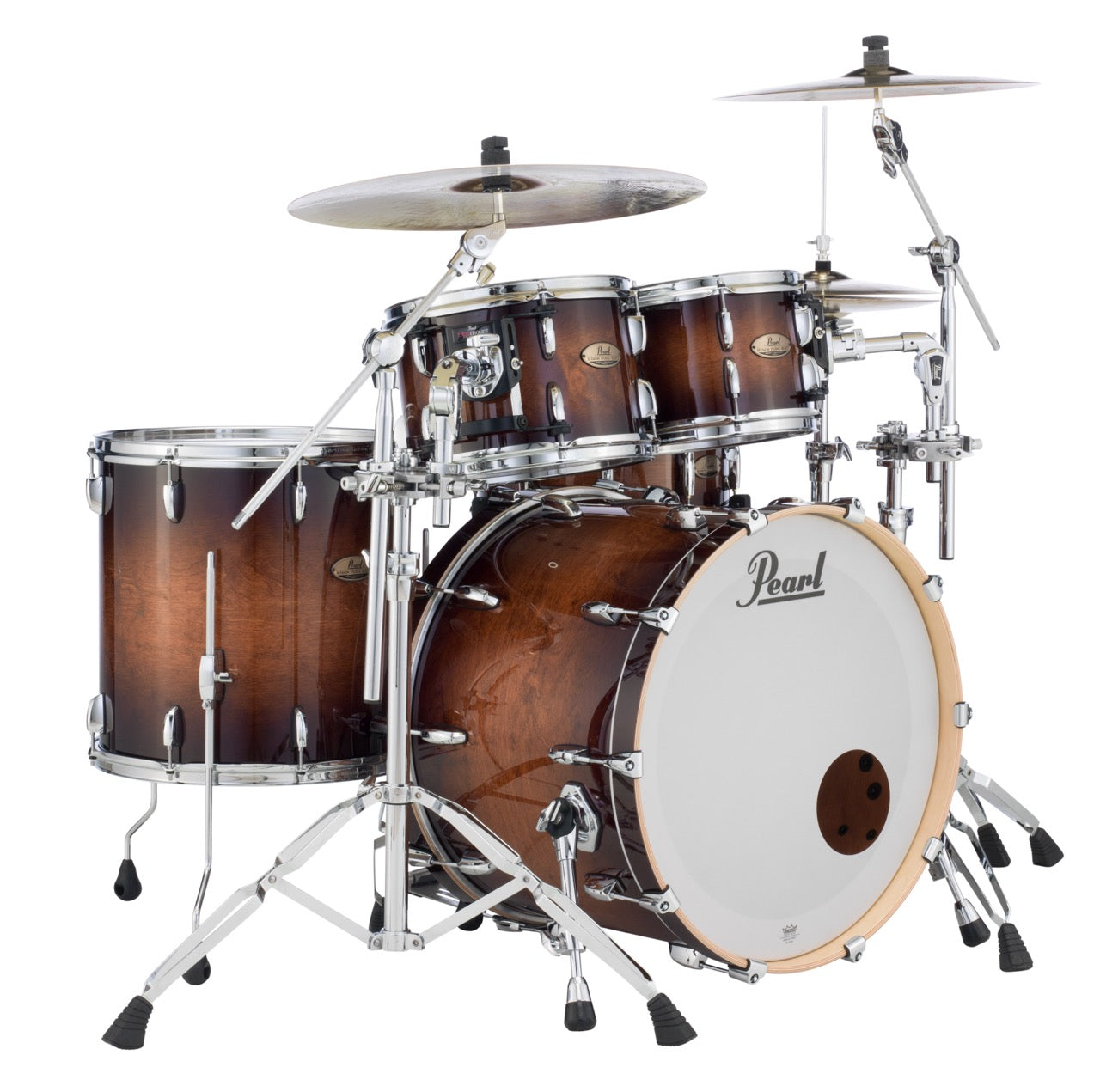 Pearl Drums Session Studio Select in Gloss Barnwood Brown STS-5-Pc-Complete-/C#314
