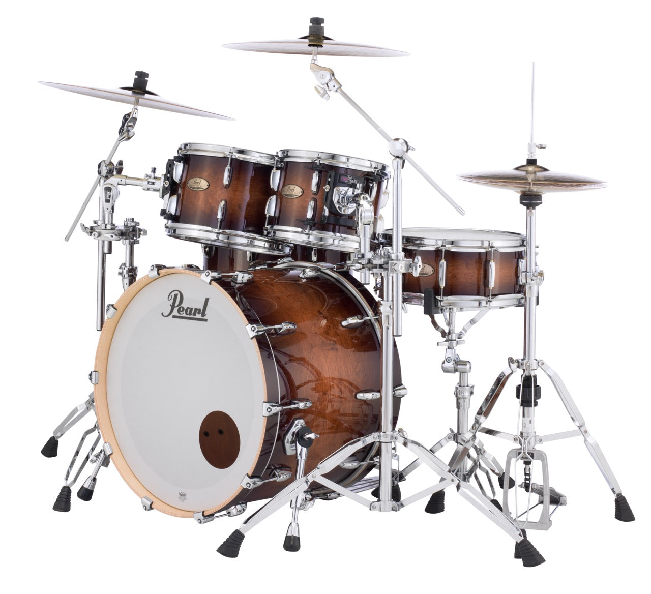 Pearl Drums Session Studio Select in Gloss Barnwood Brown STS-5-Pc-Complete-/C#314