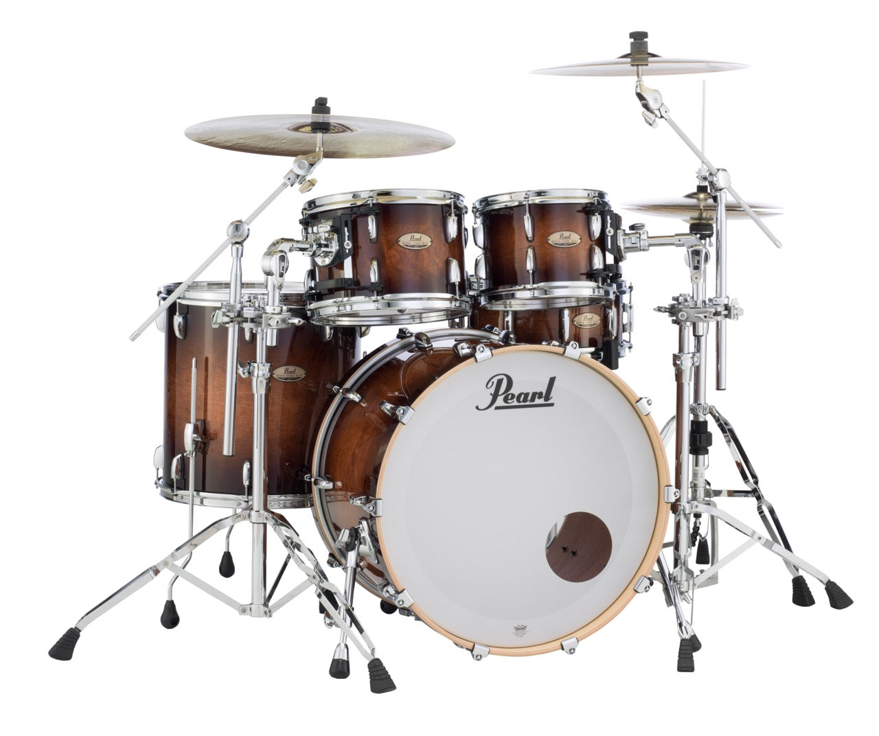 Pearl Drums Session Studio Select in Gloss Barnwood Brown STS-5-Pc-Complete-/C#314
