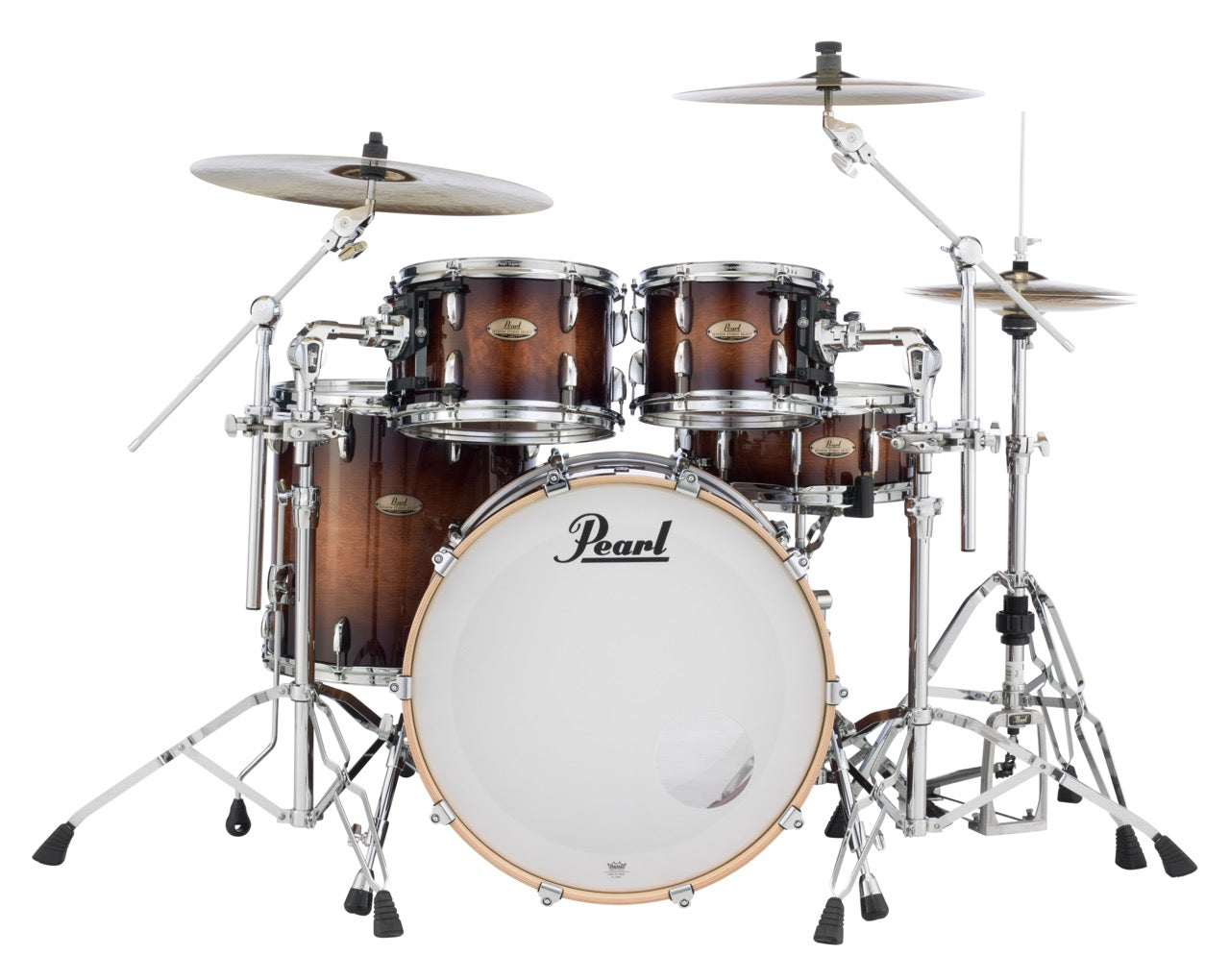 Pearl Drums Session Studio Select in Gloss Barnwood Brown STS-5-Pc-Complete-/C#314