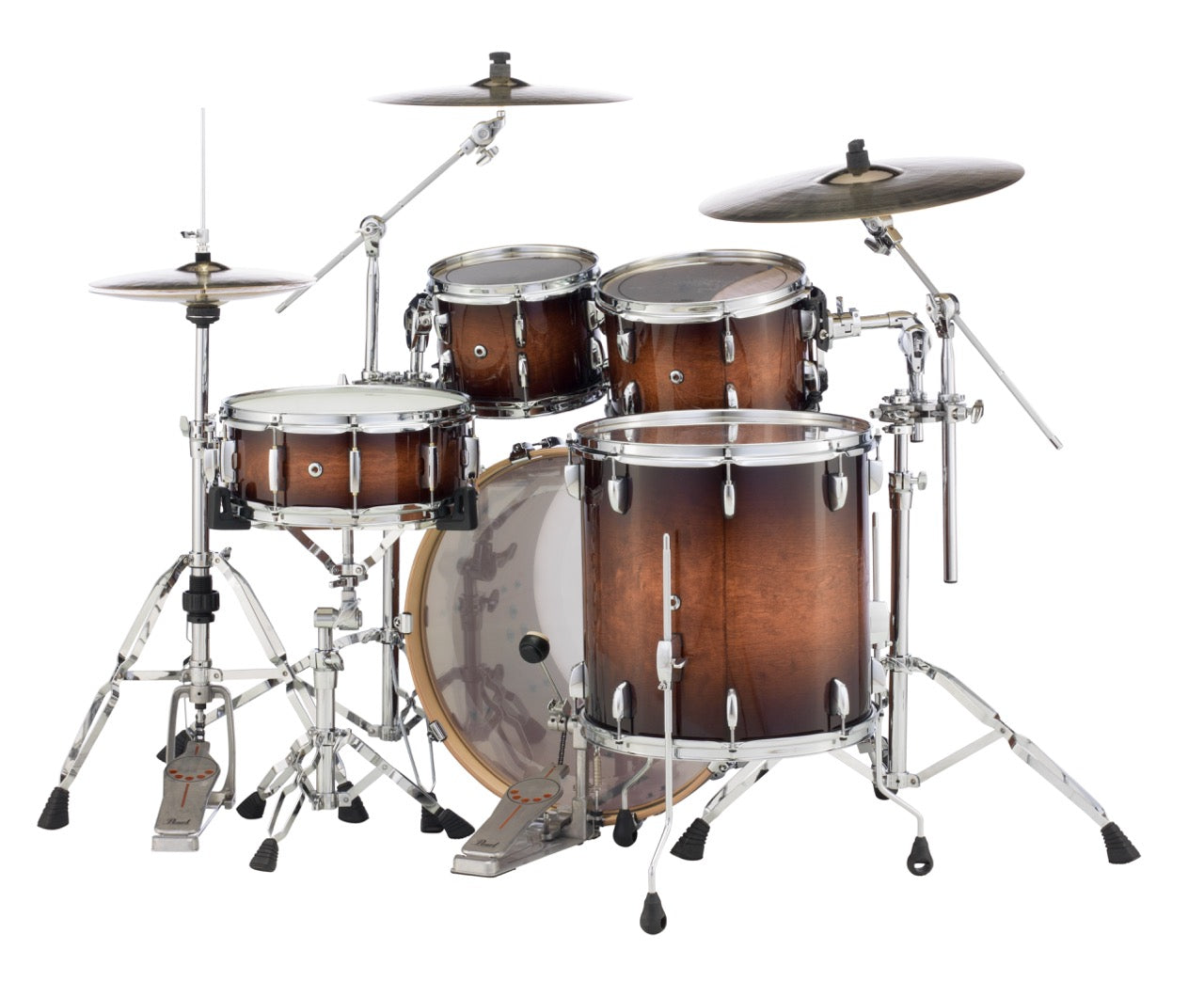 Pearl Drums Session Studio Select in Gloss Barnwood Brown STS-5-Pc-Complete-/C#314