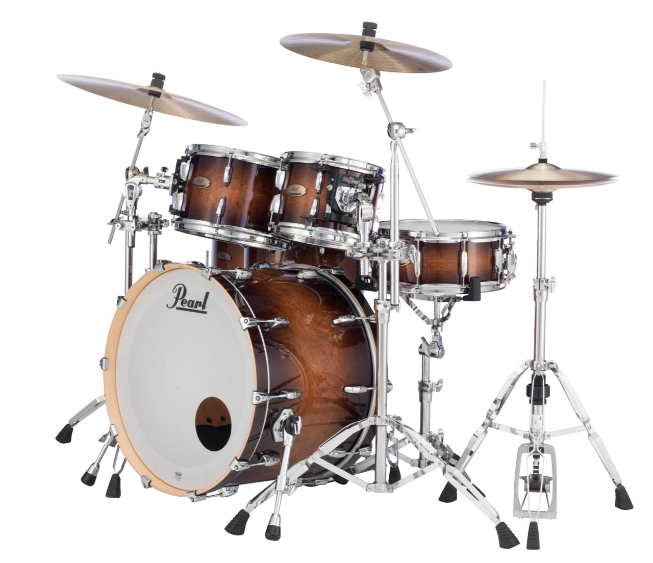 Pearl Drums Session Studio Select in Gloss Barnwood Brown STS-5-Pc-Complete-/C#314