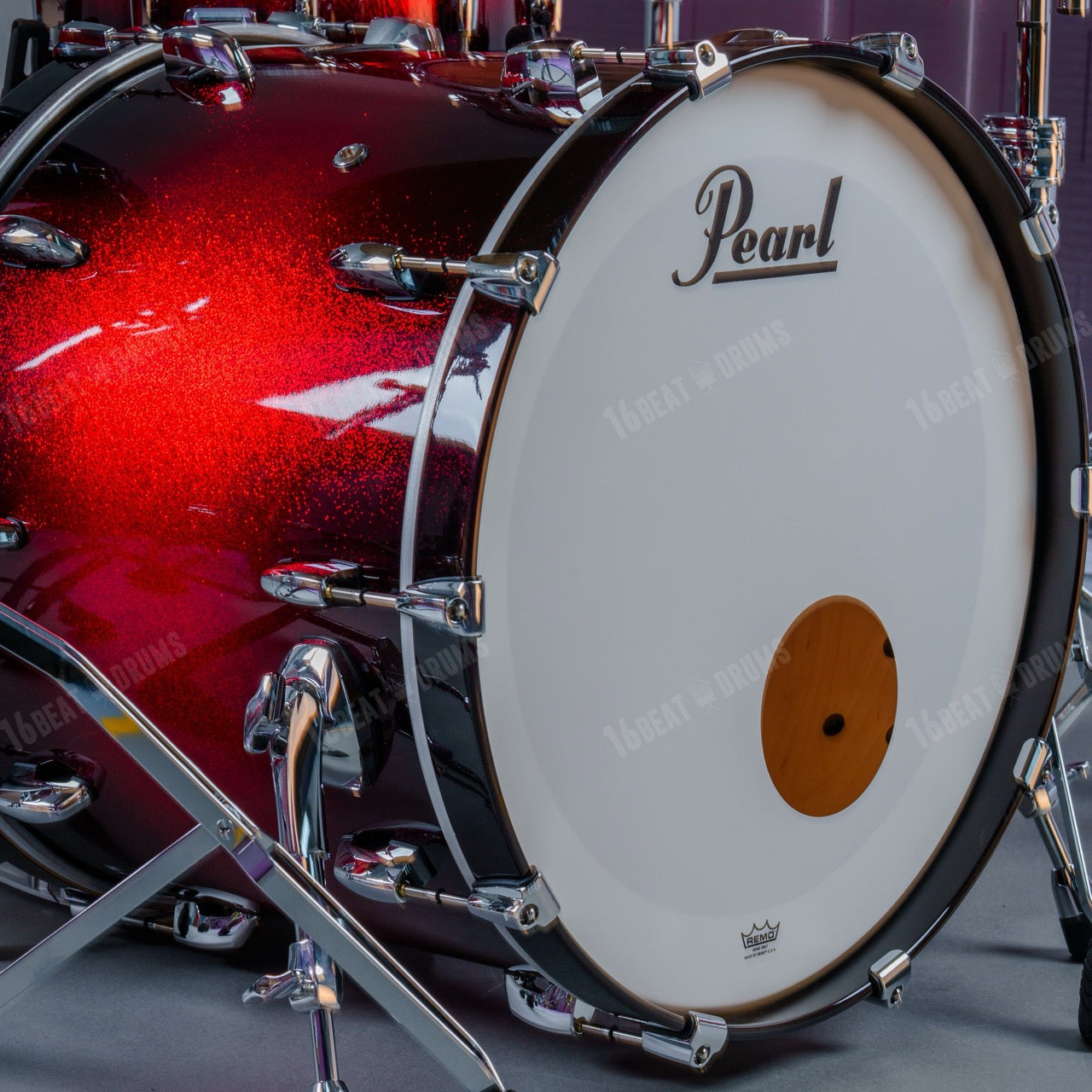 Pearl Drums Masters Maple Pure in Scarlet Sparkle Burst MP4C-5-Pc-Complete-L/C#377