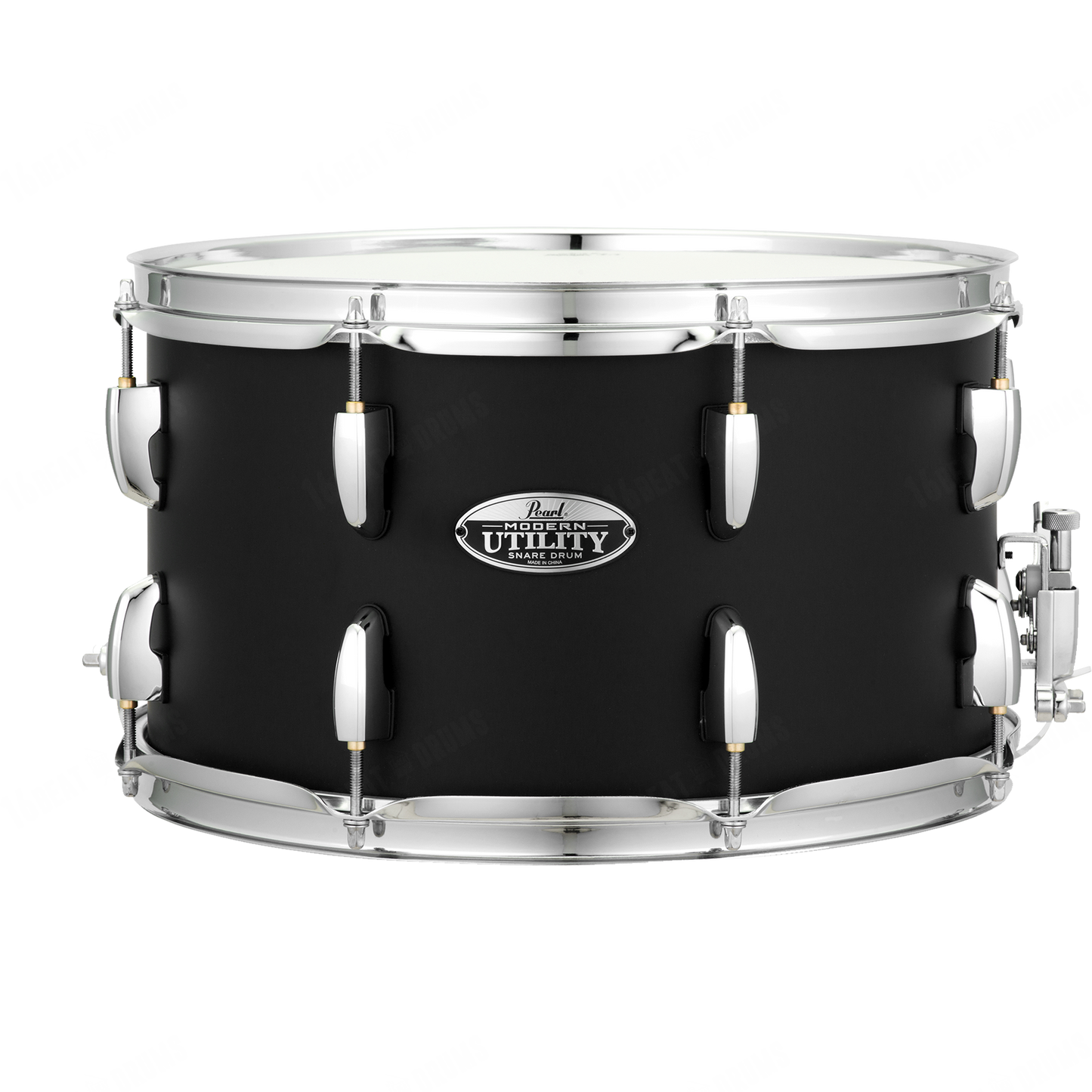 Pearl Modern Utility Maple Satin Black Snare Drum 14"x8" MUS1480M#227
