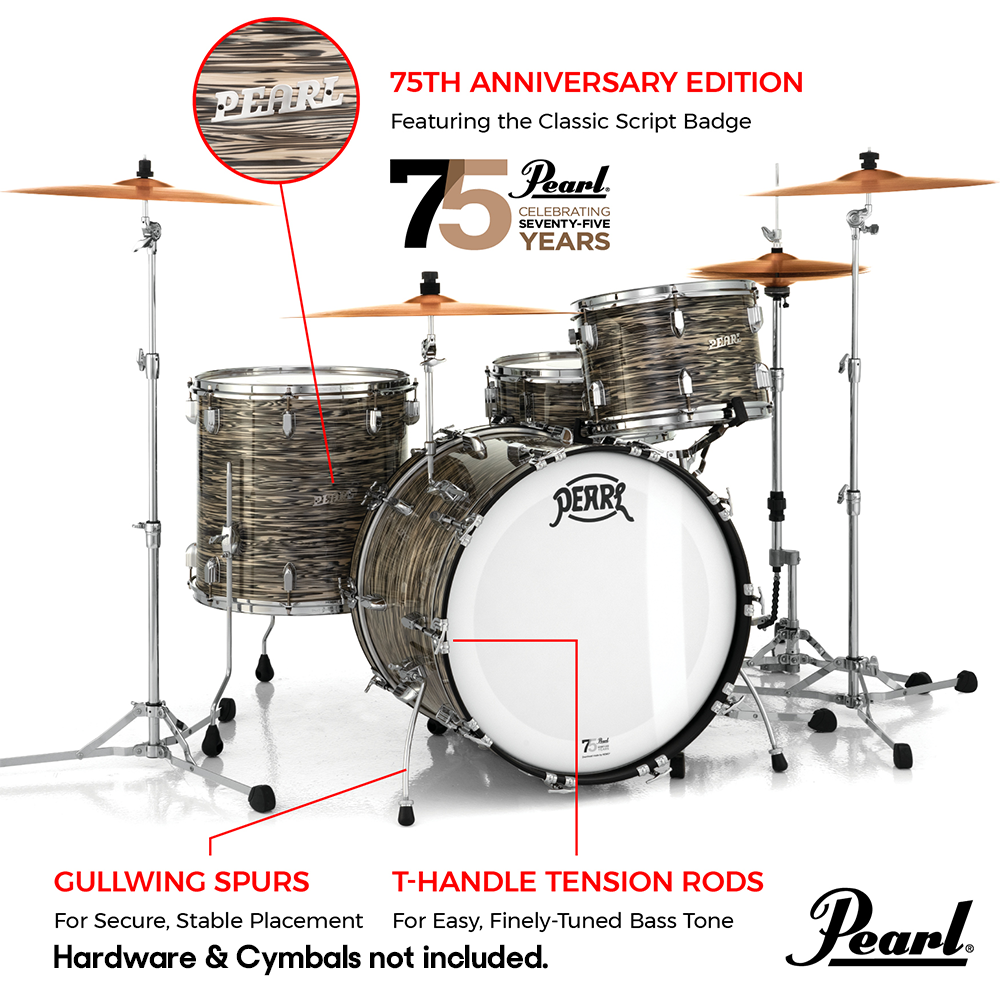Pearl Drums President series in Desert Ripple PSD-4-Pc-Complete-/C#768