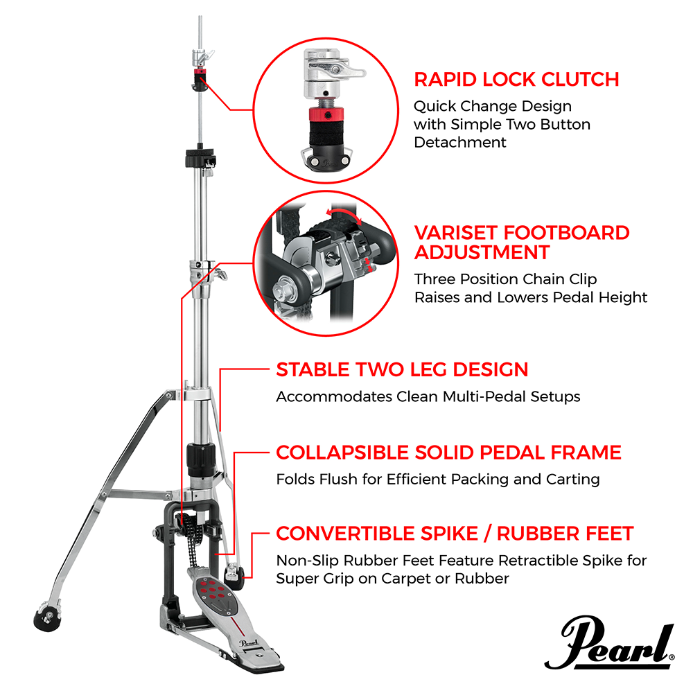 Pearl Eliminator Redline Hi-Hat Stand H-2050