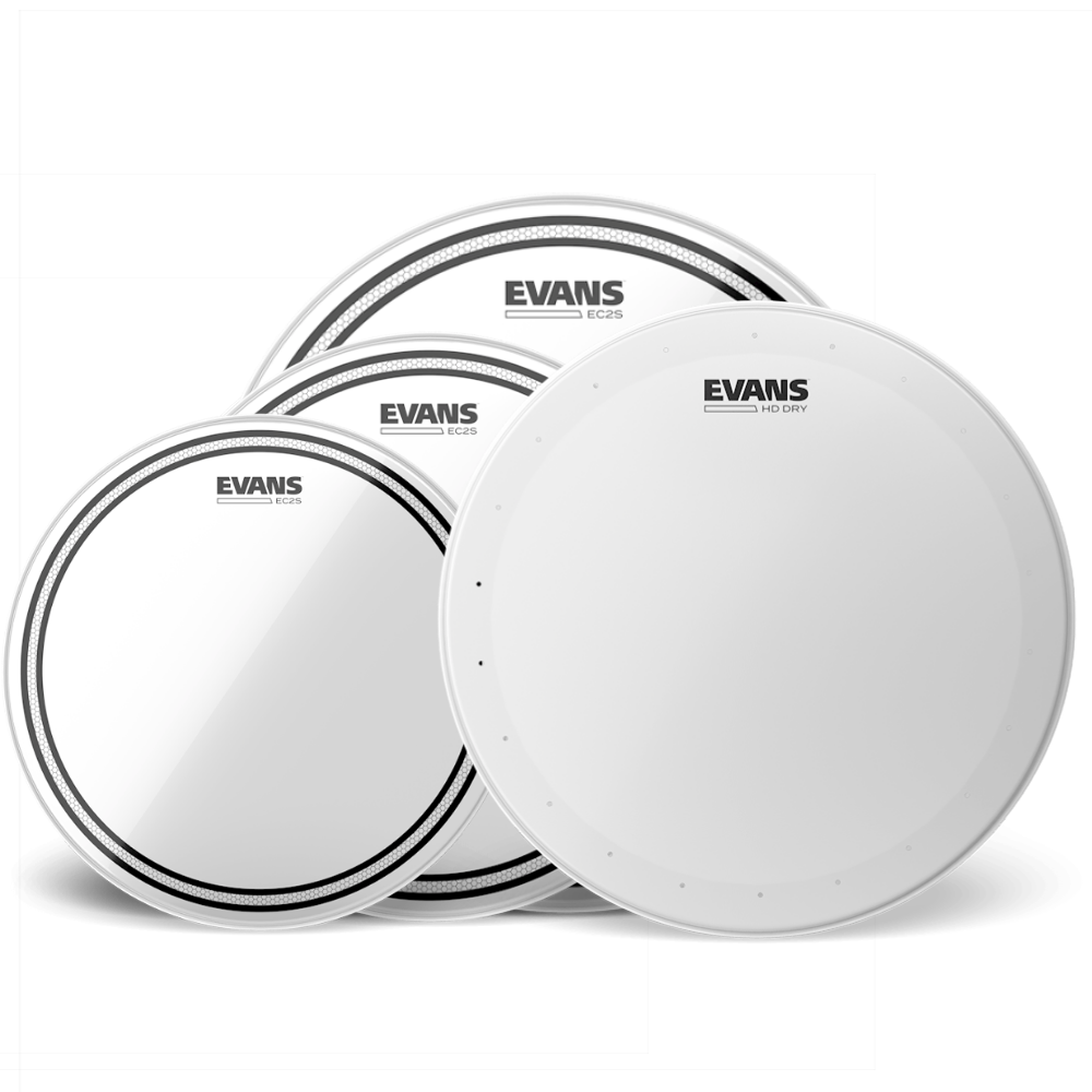 Evans EC2S Clear STD PACK + 14" HD DRY US