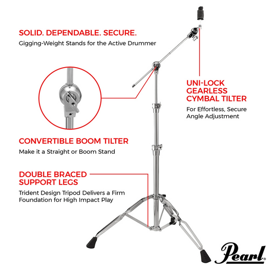 Pearl Boom Cymbal Stand w/ Uni-Lock Tilter BC-930