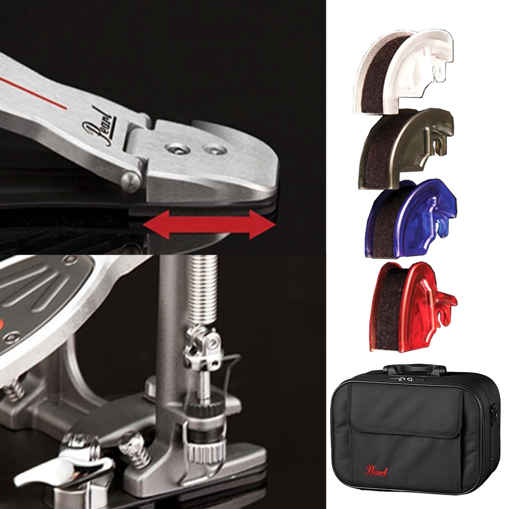 Pearl Eliminator Redline Single Bass Drum Pedal (Belt Drive) P-2050B