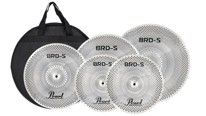 Pearl BRD-S Low Volume Practice Cymbals (14" Hi-Hats, 16" Crash, 18" Crash, 20" Ride)