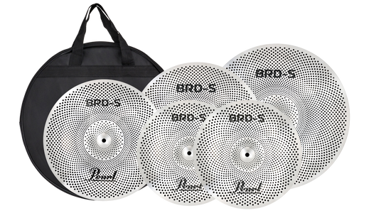 Pearl BRD-S Low Volume Practice Cymbals (14" Hi-Hats, 16" Crash, 18" Crash, 20" Ride)