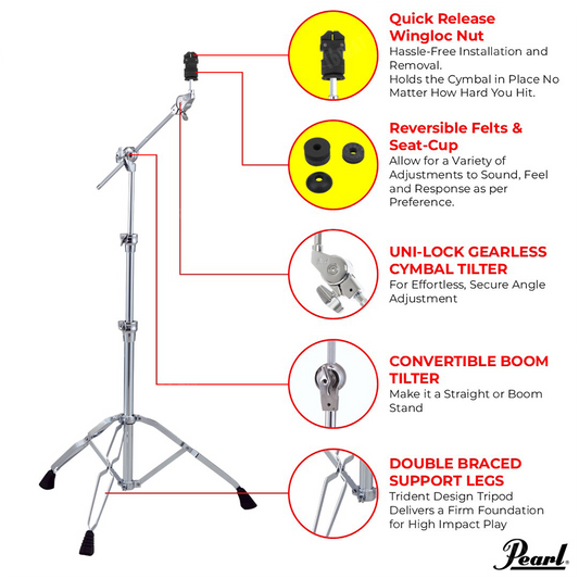 Pearl Boom Cymbal Holder BC-930WL