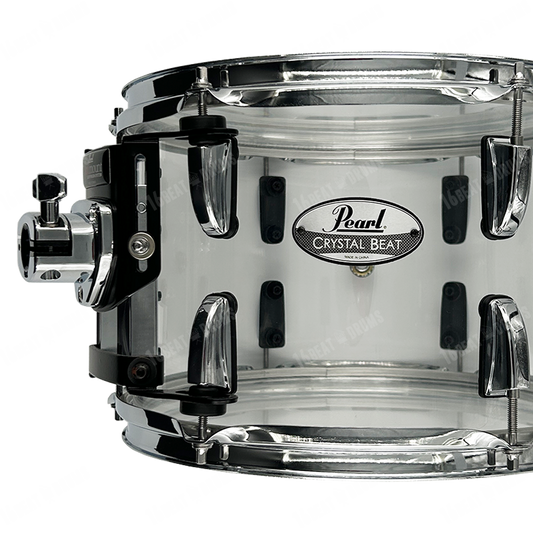 Pearl Drums Crystal Beat Seamless Acrylic in Ultra Clear (20" kick drum) CRB-5-Pc-Complete-20/C#730